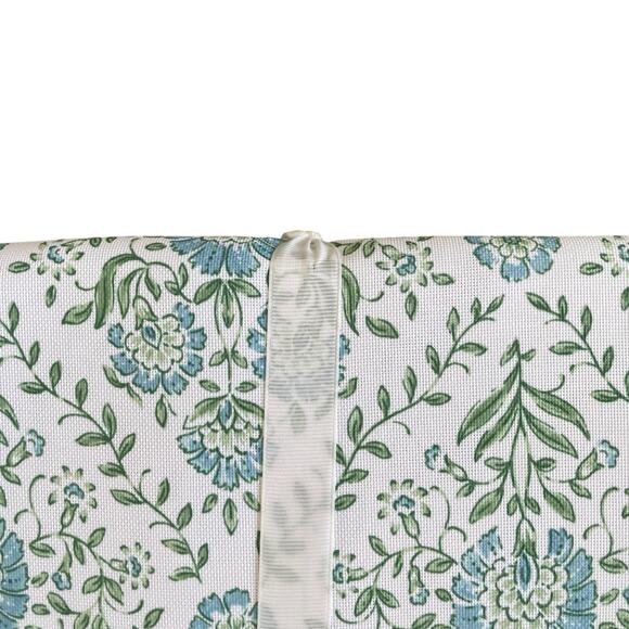 Rachel Roy Spring Floral Cloth Tablecloth 60x84 Green Blue White Easy Care NEW - Picture 9 of 10